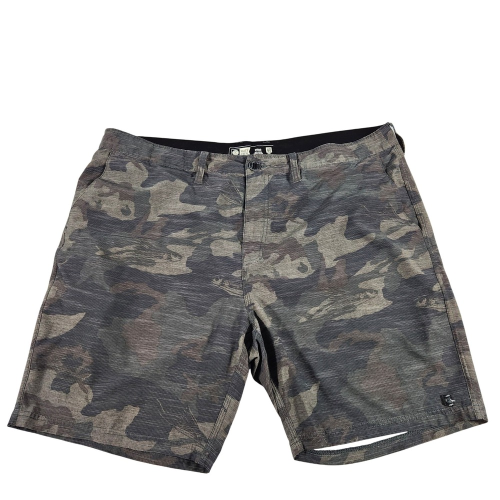 Salty Crew‎ Hybrid Shorts Mens 40 Camo Stretch Fishing Boardshorts Walk Shorts